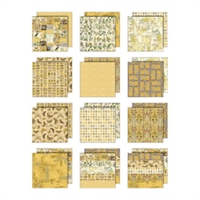 Tim Holtz Paper 12x12" - Palette Collection / Yellow